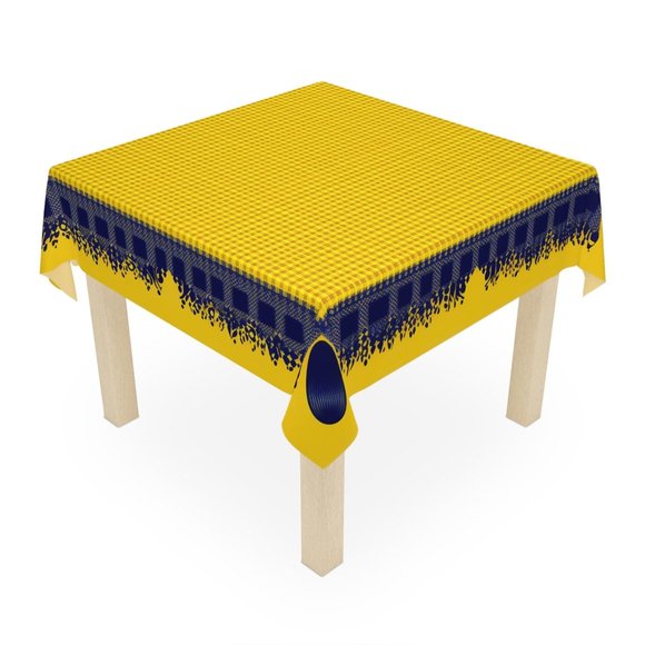 Yellow Tablecloth | modern table cloth | Rectangle Square or Round Fit | gift - Picture 1 of 5